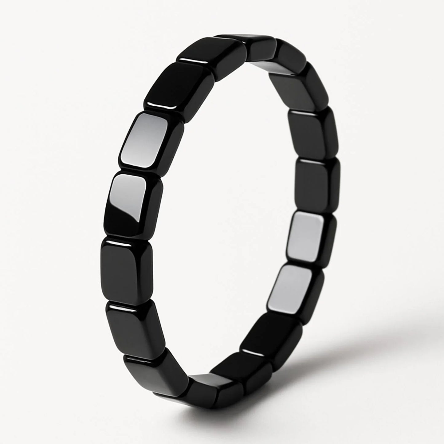 AlphaNova Hematite Bracelet