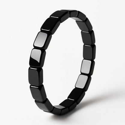 AlphaNova Hematite Bracelet