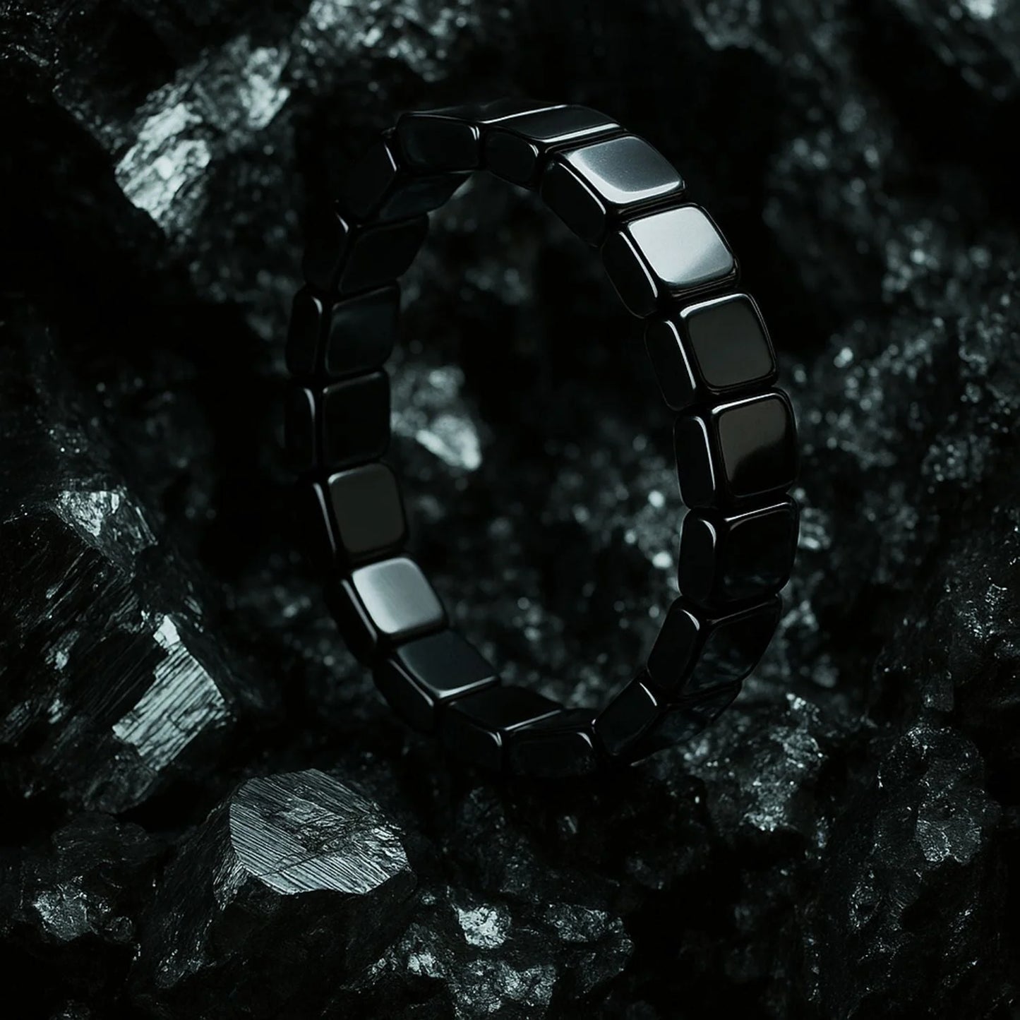 AlphaNova Hematite Bracelet